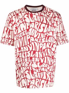 LANVIN футболка с логотипом