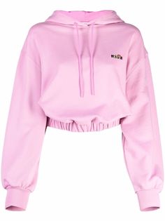 MSGM укороченное худи с логотипом
