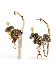 Marine Serre серьги-кольца Mad Max