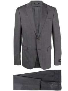 Z Zegna шерстяной костюм в клетку