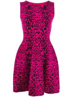 Antonino Valenti трикотажное платье с леопардовым принтом