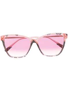 MISSONI EYEWEAR солнцезащитные очки в квадратной оправе