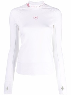 adidas by Stella McCartney топ из джерси с логотипом