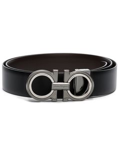 Salvatore Ferragamo двусторонний ремень Gancini