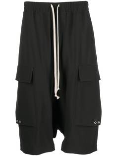 Rick Owens укороченные брюки с низким шаговым швом