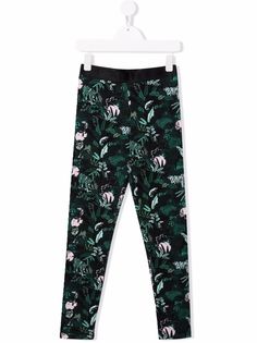 Kenzo Kids спортивные брюки с принтом
