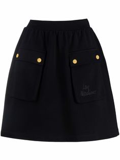 Love Moschino рубашка с карманами и вышитым логотипом