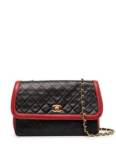 Chanel Pre-Owned стеганая сумка на плечо 1990-х годов с логотипом CC