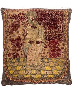 By Walid подушка 17th Century с вышивкой