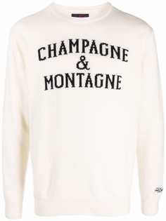 Mc2 Saint Barth text-print jumper