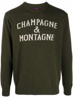 Mc2 Saint Barth text-print jumper