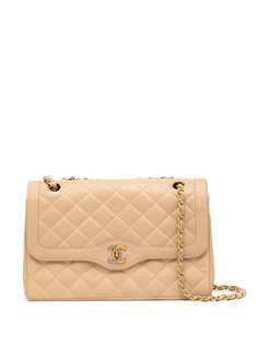 Chanel Pre-Owned сумка на плечо Paris Double Flap 1990-х годов ограниченной серии
