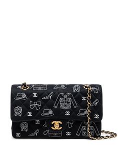 Chanel Pre-Owned сумка на плечо Icon Double Flap 2002-го года