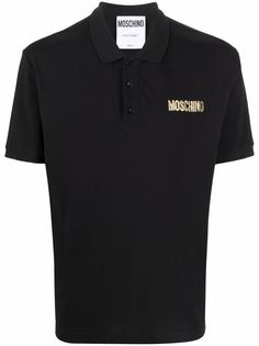 Moschino рубашка поло с логотипом