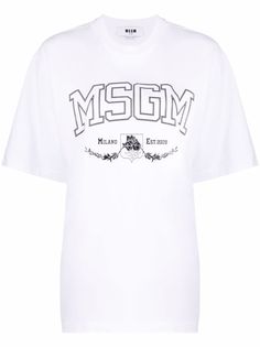 MSGM футболка с логотипом