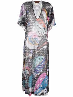 Missoni пляжное платье с узором