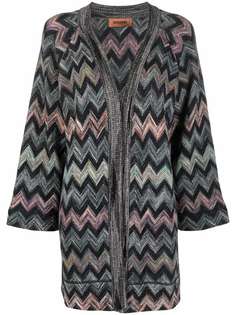 Missoni кардиган без застежки с узором зигзаг