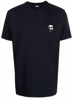 Karl Lagerfeld футболка с нашивкой