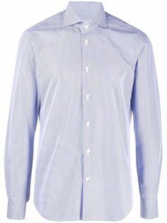 Kiton рубашка в тонкую полоску