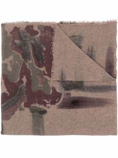 Faliero Sarti шарф с абстрактным принтом