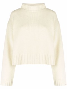 extreme cashmere кашемировый джемпер с воротником-воронкой