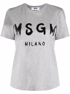 MSGM футболка с логотипом