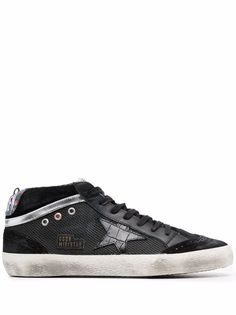 Golden Goose кеды Mid Star с эффектом потертости