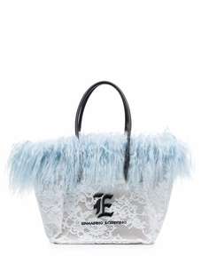 Ermanno Scervino сумка-тоут с вышитым логотипом