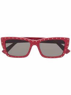 Moschino Eyewear солнцезащитные очки в квадратной оправе