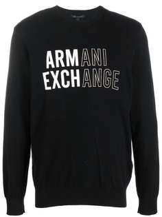 Armani Exchange джемпер с логотипом
