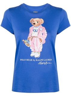 Polo Ralph Lauren футболка с принтом Polo Bear