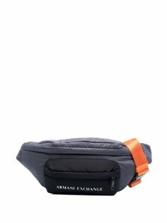 Armani Exchange поясная сумка с логотипом