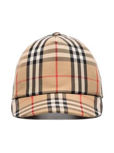 Burberry бейсболка в клетку Vintage Check