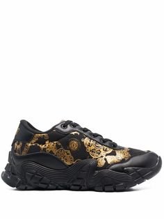 Versace Jeans Couture кроссовки с узором Barocco