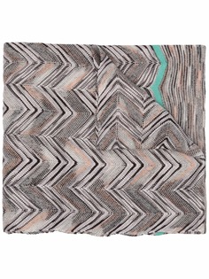 Missoni шарф с узором зигзаг