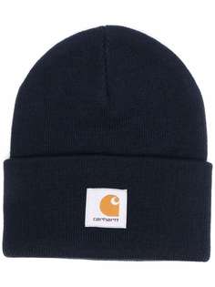 Carhartt WIP шапка бини Watch Hat с нашивкой-логотипом