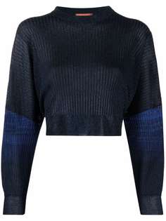 Missoni топ в рубчик с широкими рукавами