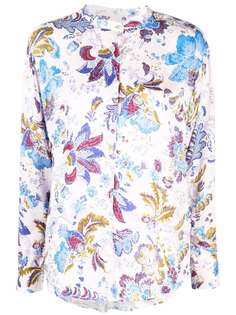 Isabel Marant Étoile блузка оверсайз с цветочным принтом