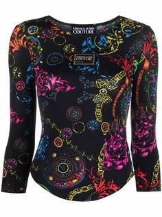 Versace Jeans Couture футболка с принтом