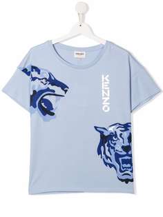 Kenzo Kids футболка с принтом