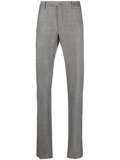 Incotex шерстяные брюки в клетку