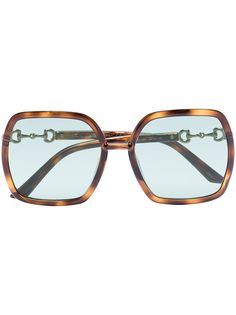 Gucci Eyewear солнцезащитные очки с декором Horsebit