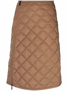 Moncler стеганая юбка А-силуэта