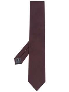 Ermenegildo Zegna шелковый галстук с заостренным концом
