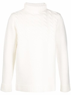 Maison Margiela шерстяной джемпер фактурной вязки