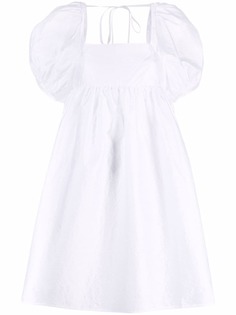 Cecilie Bahnsen короткое платье А-силуэта с объемными рукавами