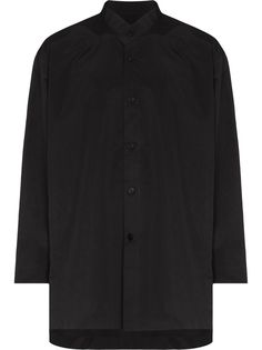 Homme Plissé Issey Miyake ISSEY HP PCKBL LS SHT BLK