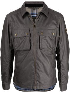 Belstaff куртка-рубашка на молнии