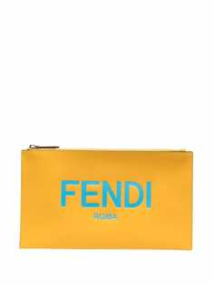 Fendi клатч с логотипом