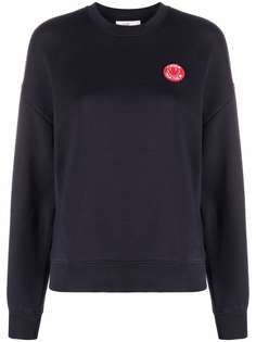 Closed logo-patch crew-neck sweatshirt
